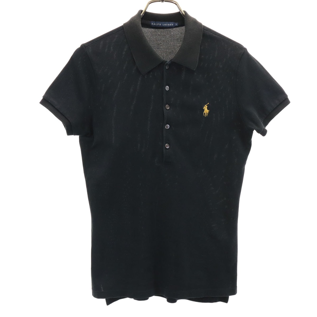 RALPH LAUREN ラルフローレン 半袖 ポロシャツ L ブラック