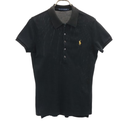RALPH LAUREN ラルフローレン 半袖 ポロシャツ L ブラック