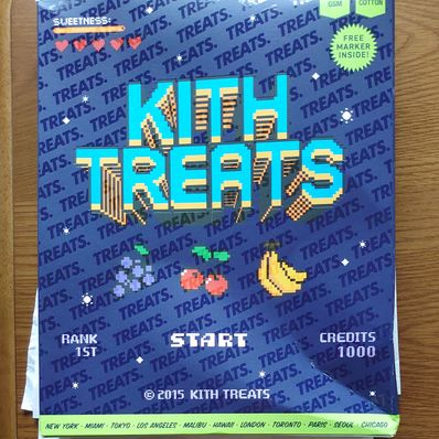 Kith Treats Banana Arcade Tee "Black"