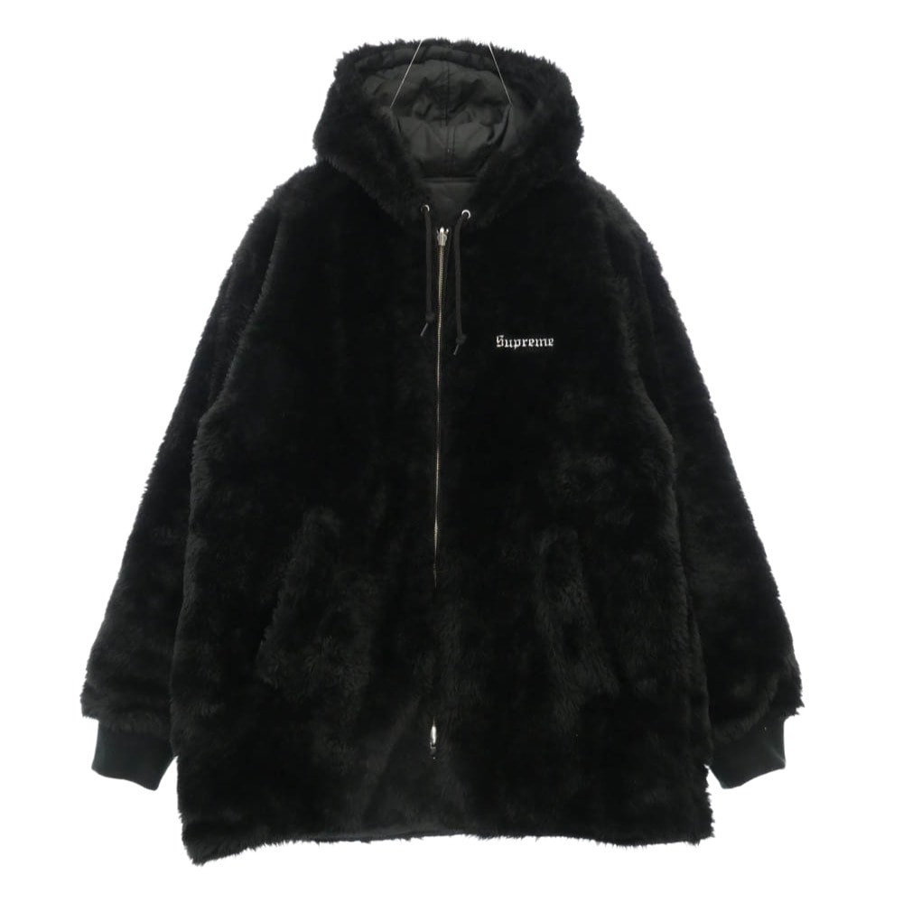 Supreme シュプリーム 17AW Reversible Sherpa Work Parka リバーシブル シェルパ ワーク パーカ ジャケット ブラック系 M【中古】