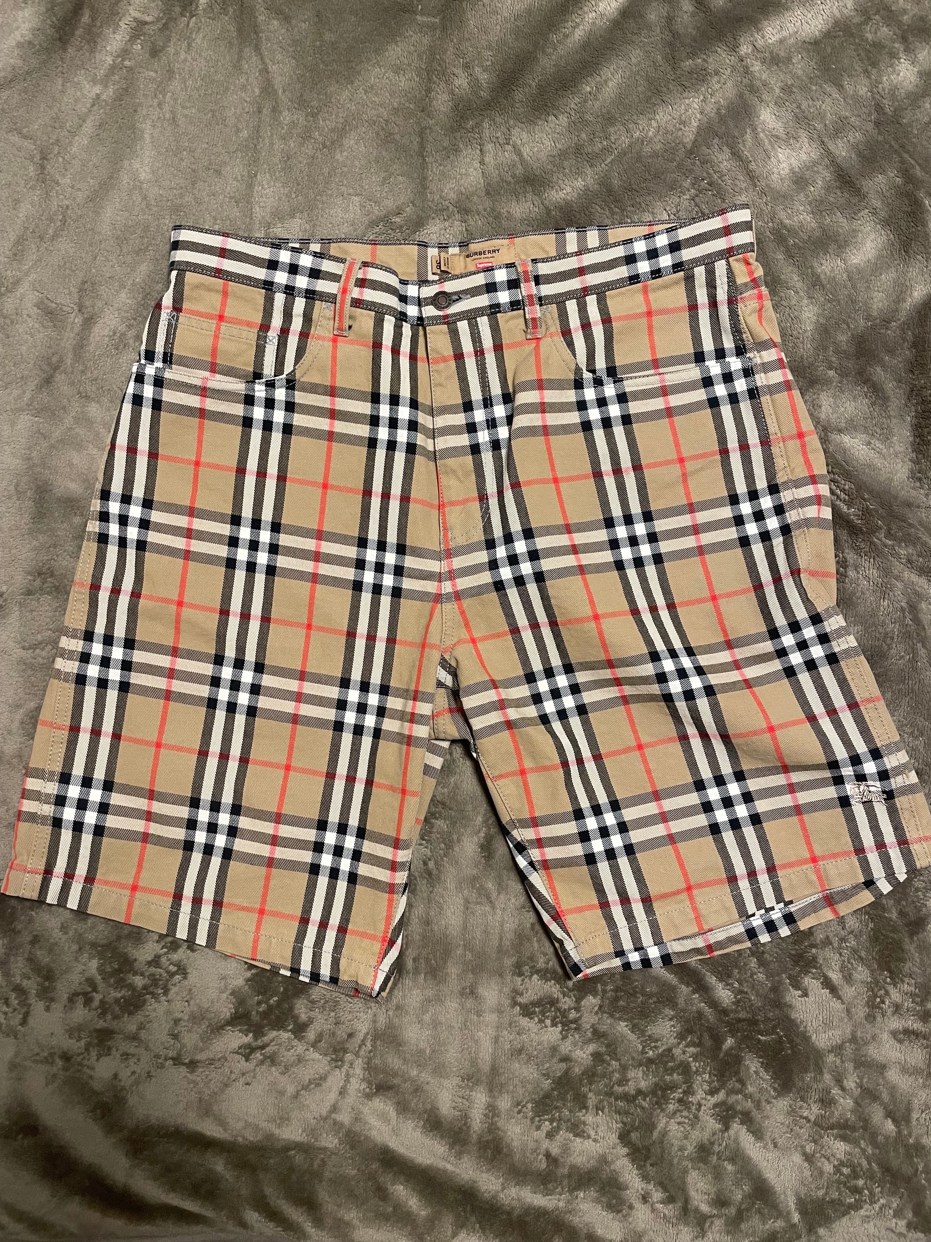 Supreme / Burberry Denim Short "Beige"