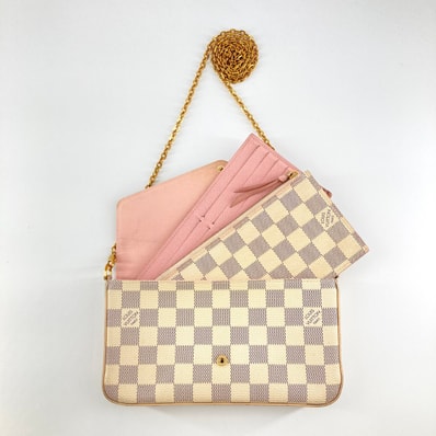 LOUIS VUITTON(ルイ・ヴィトン) ポシェット・フェリシー N63106 ショルダーバッグ ホワイト