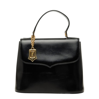 サンローラン ハンドバッグ ブラック レザー レディース SAINT LAURENT 中古
