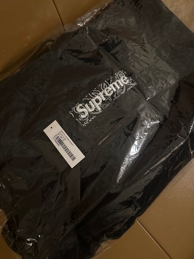 Supreme Bandana Box Logo Hooded Sweatshirt "Black"