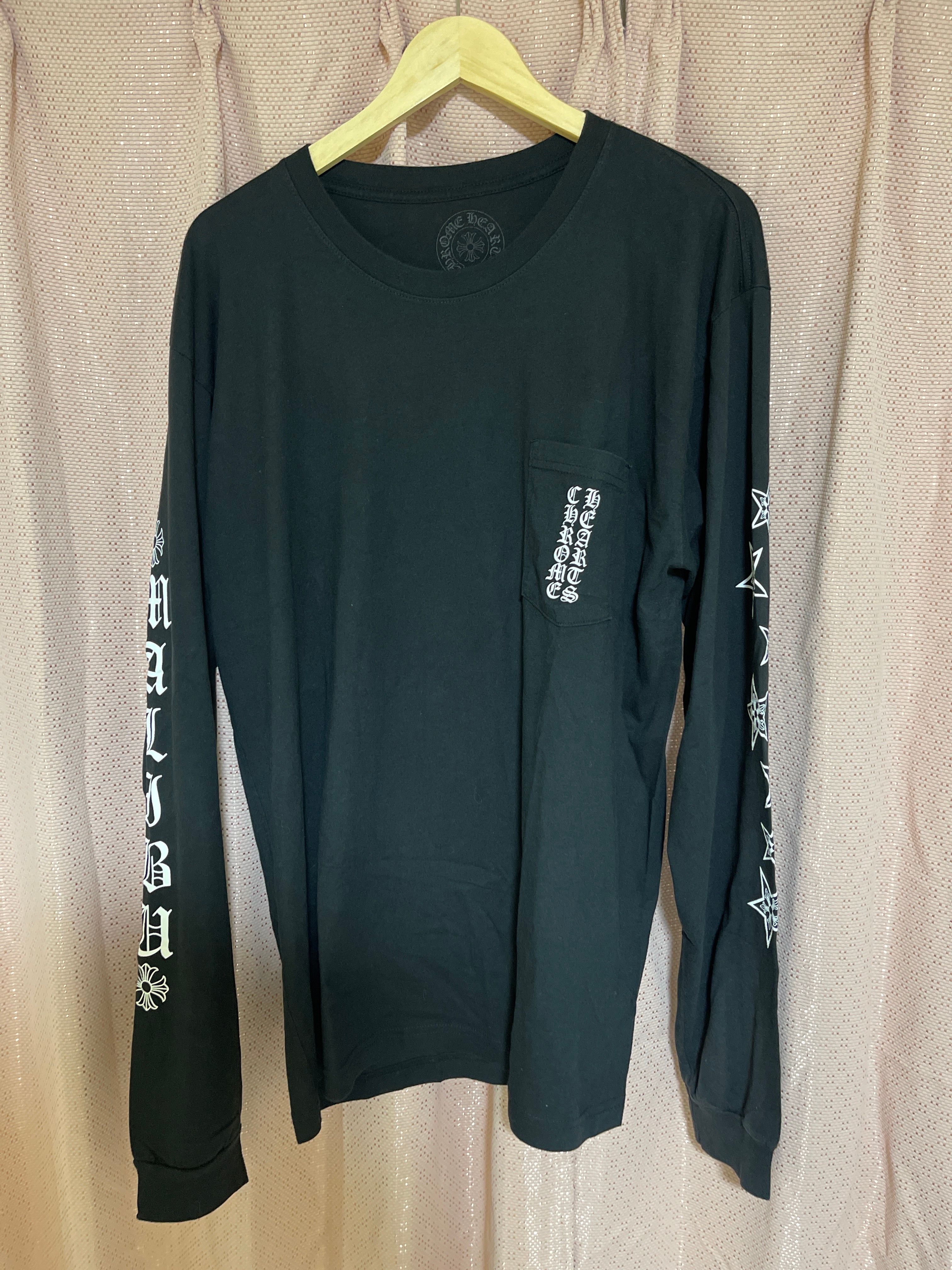 Chrome Hearts Malibu Exclusive Stars L/S T-Shirt "Black"