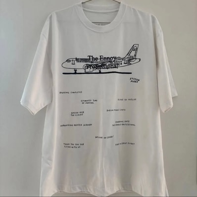 ENNOY 23AW Stefan Marx T-Shirt "White"