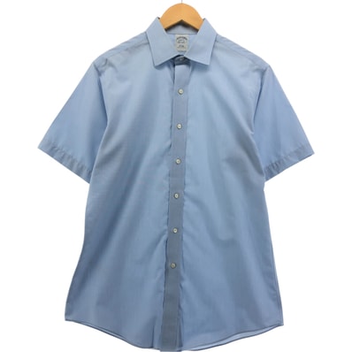 古着 ブルックスブラザーズ Brooks Brothers Est.1818 半袖 コットンシャツ メンズM相当/eaa554956