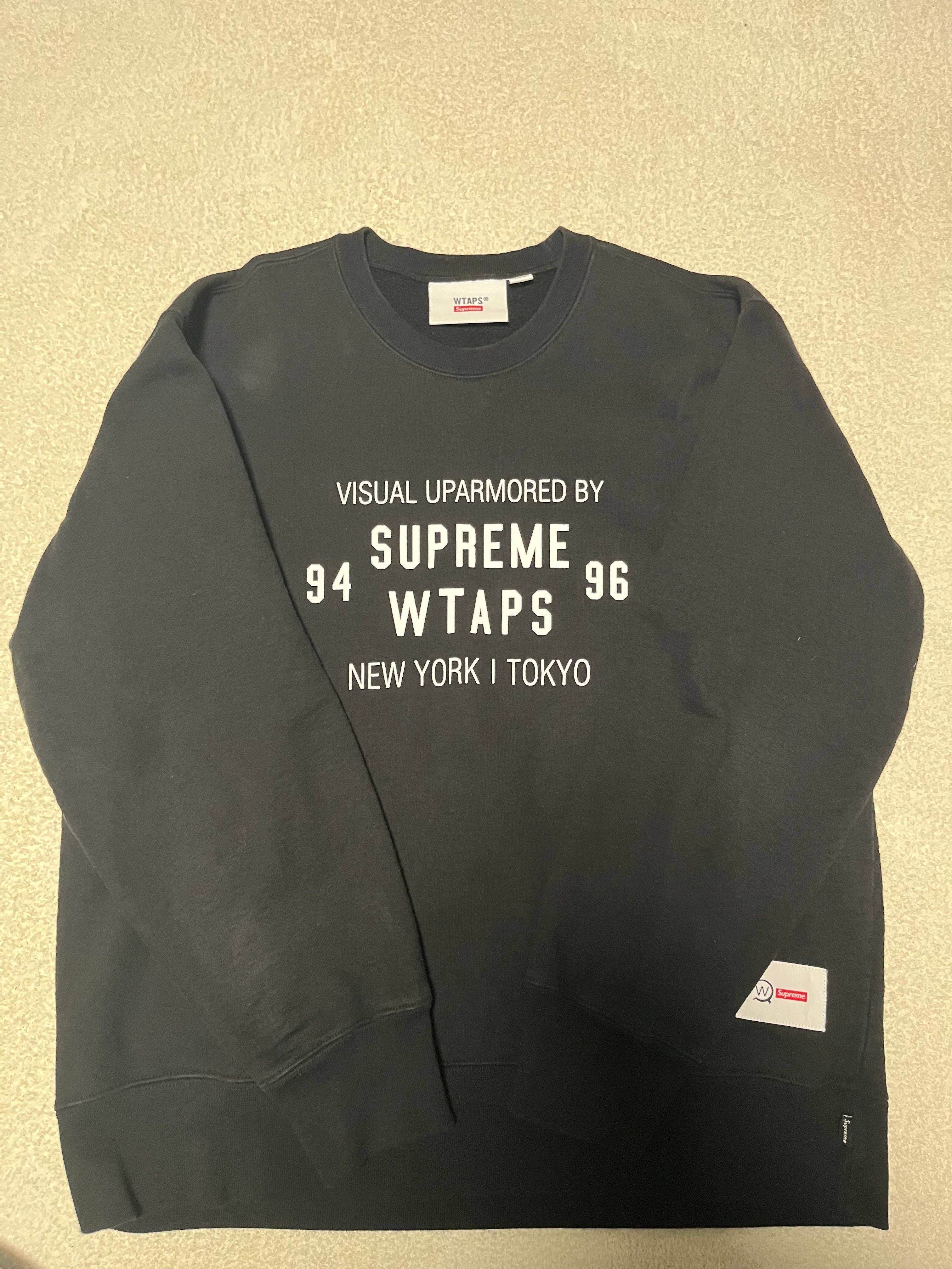 Supreme / WTAPS Crewneck "Black" 21274SPD-CSM03S