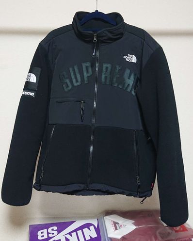 Supreme x The North Face Arc Logo Denali Fleece Jacket "Black"