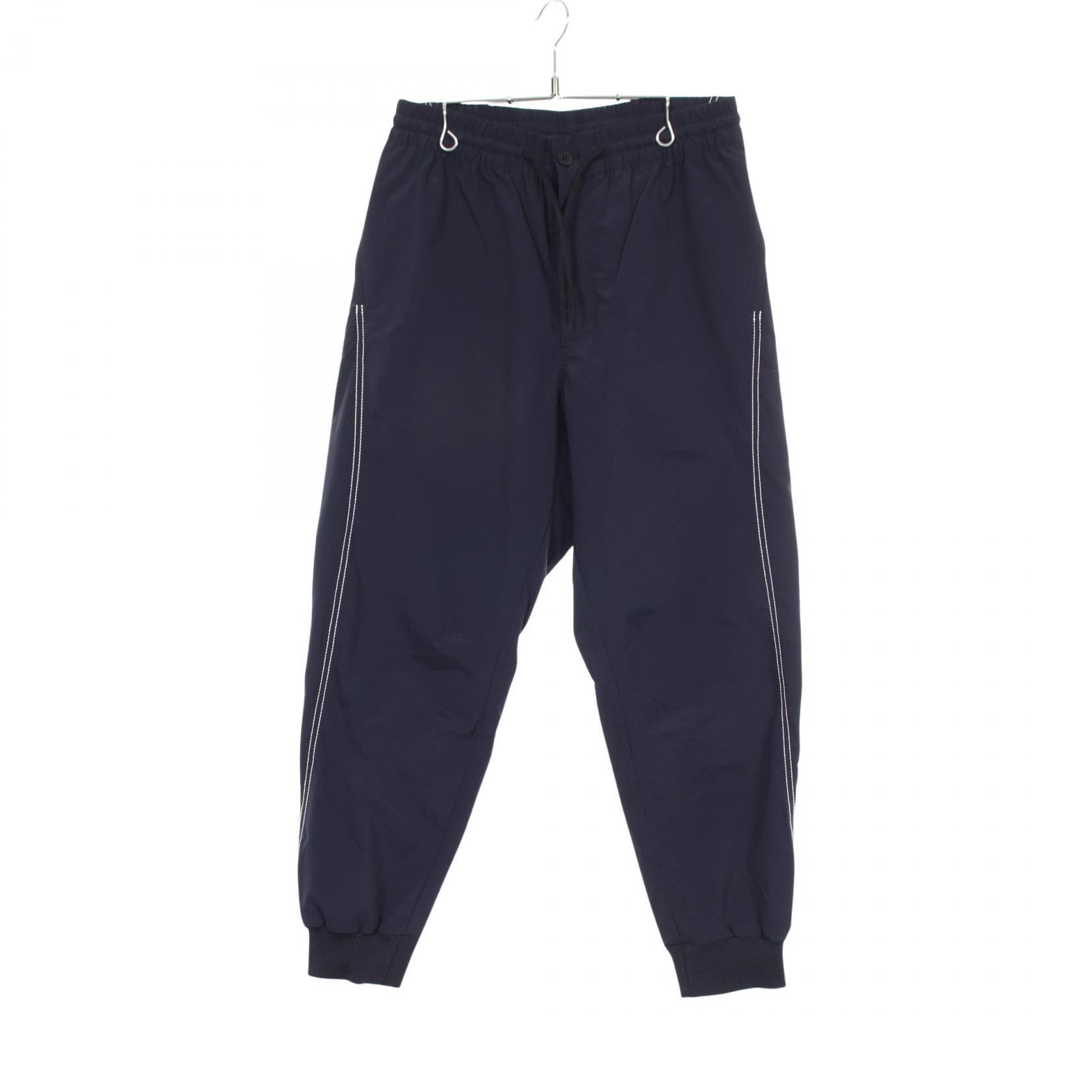ワイスリー Y-3 M WOVEN LUX TRACK PANT CUFFED パンツ 衣料品 ボトムス ポリエステル メンズ ネイビー系 DY7311 【中古】