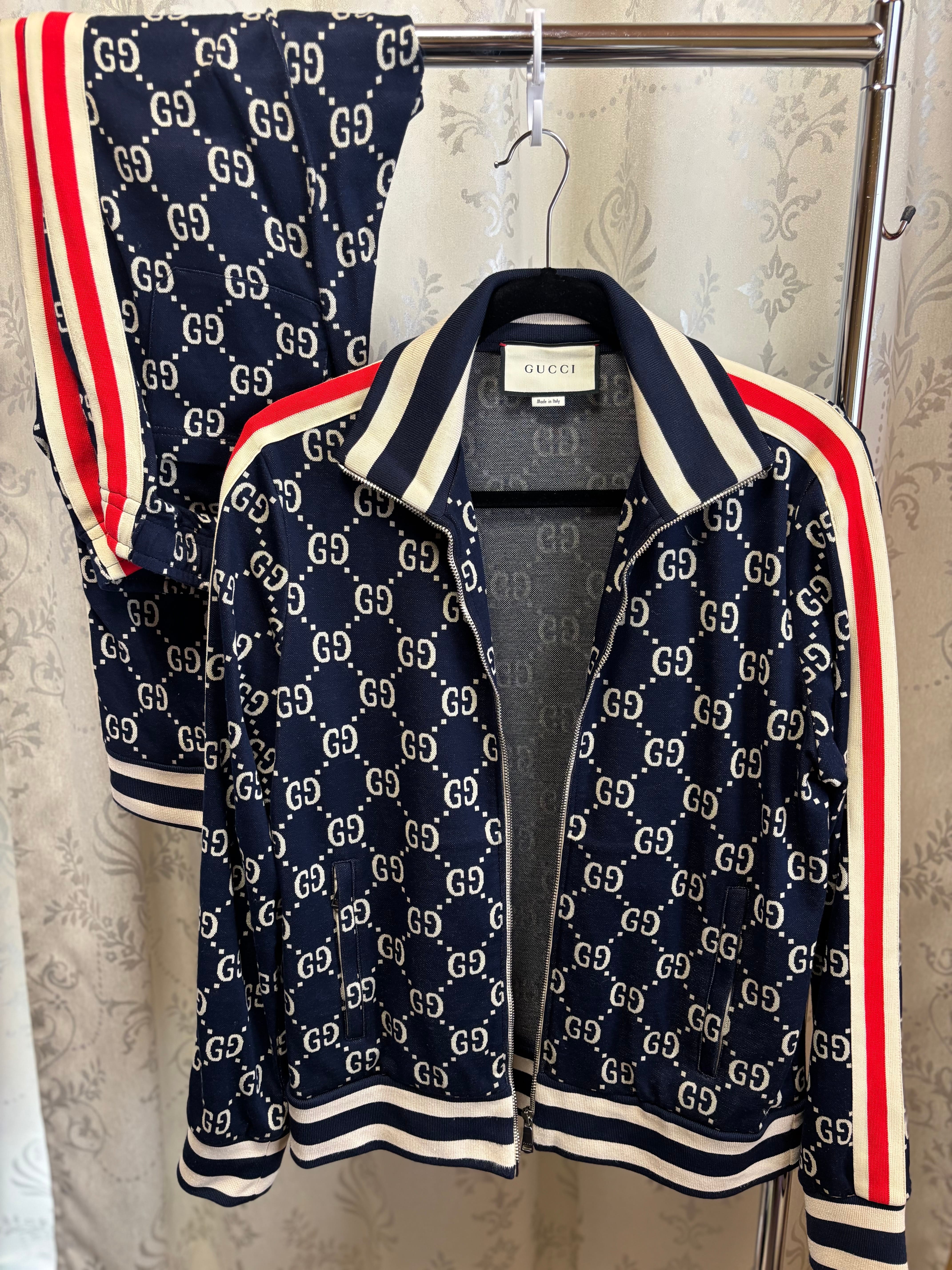 GUCCI ジャージ セットアップ GGジャガード