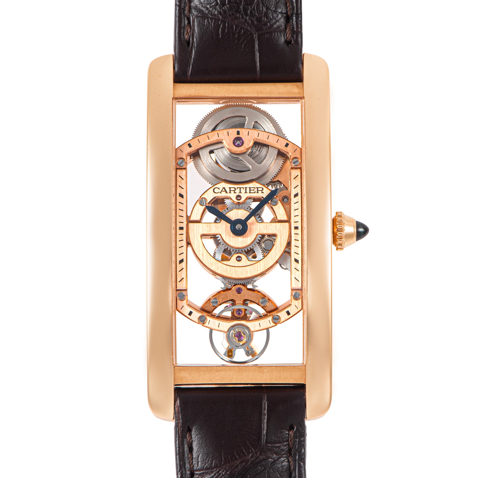 CARTIER カルティエ タンクサントレLM 世界限定100本 WHTA0008 K18PG【中古】