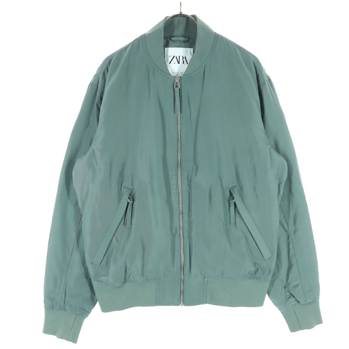 ZARA ザラ 長袖 ブルゾン S カーキ MA-1タイプ