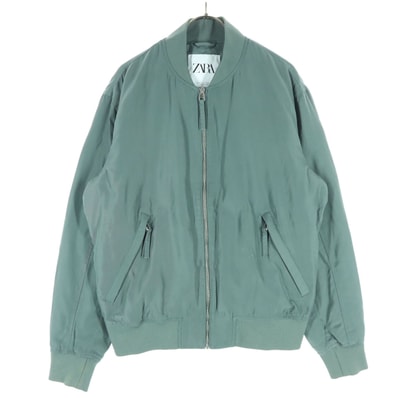 ZARA ザラ 長袖 ブルゾン S カーキ MA-1タイプ