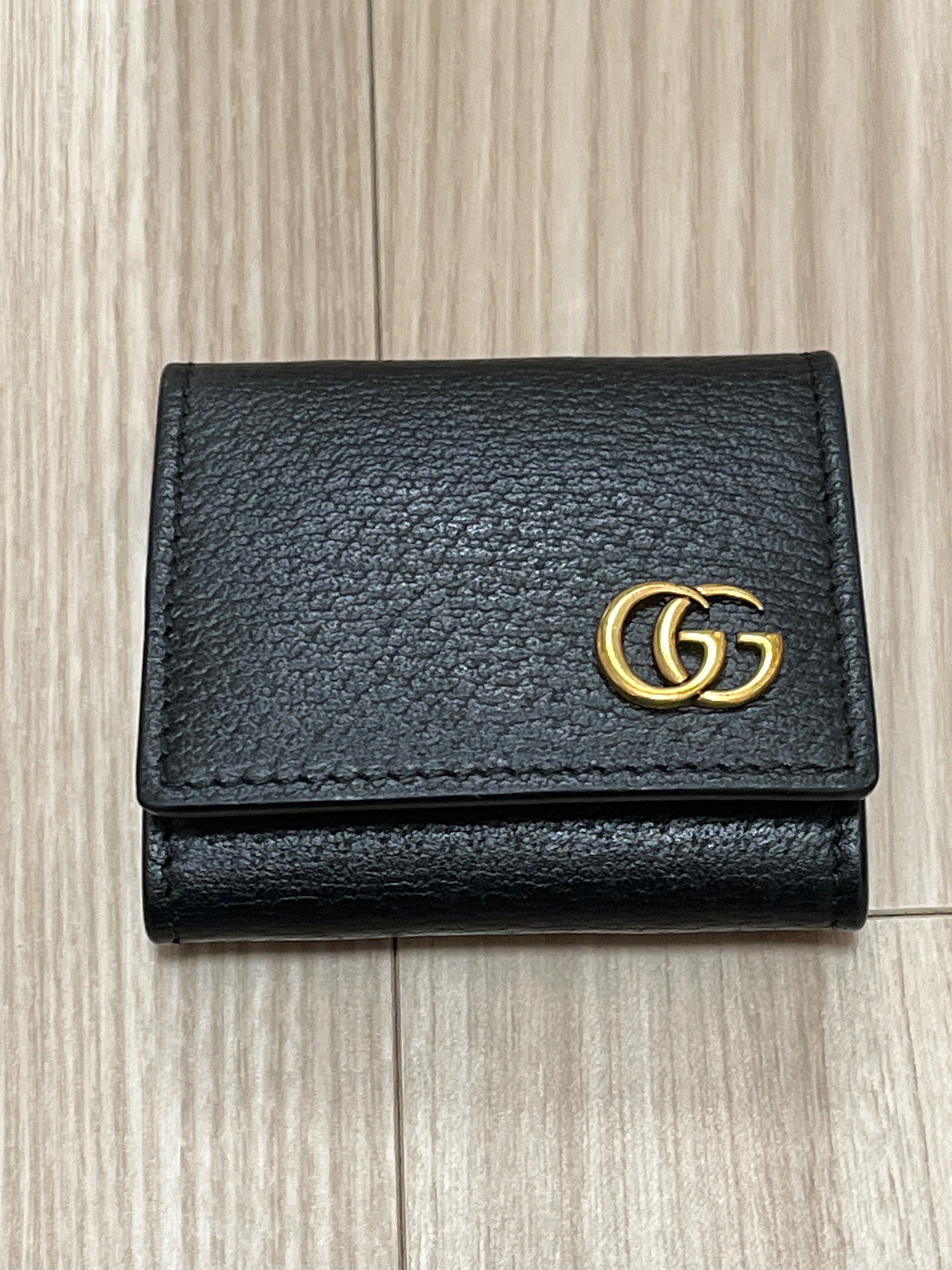 GUCCI GG Marmont Coin Case "Black"