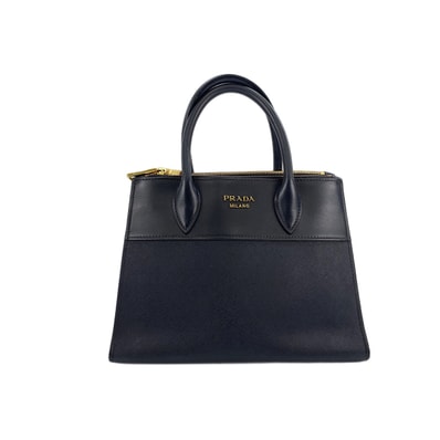 プラダ PRADA レザー 2WAYパラディグム ハンドバッグ【中古】