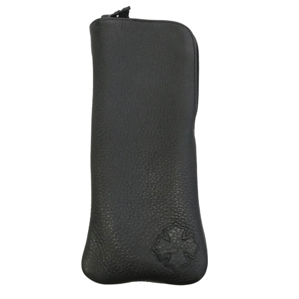 CHROME HEARTS クロムハーツ(原本無) レザー ダガージップ 眼鏡ケース アイウェアケース【中古】