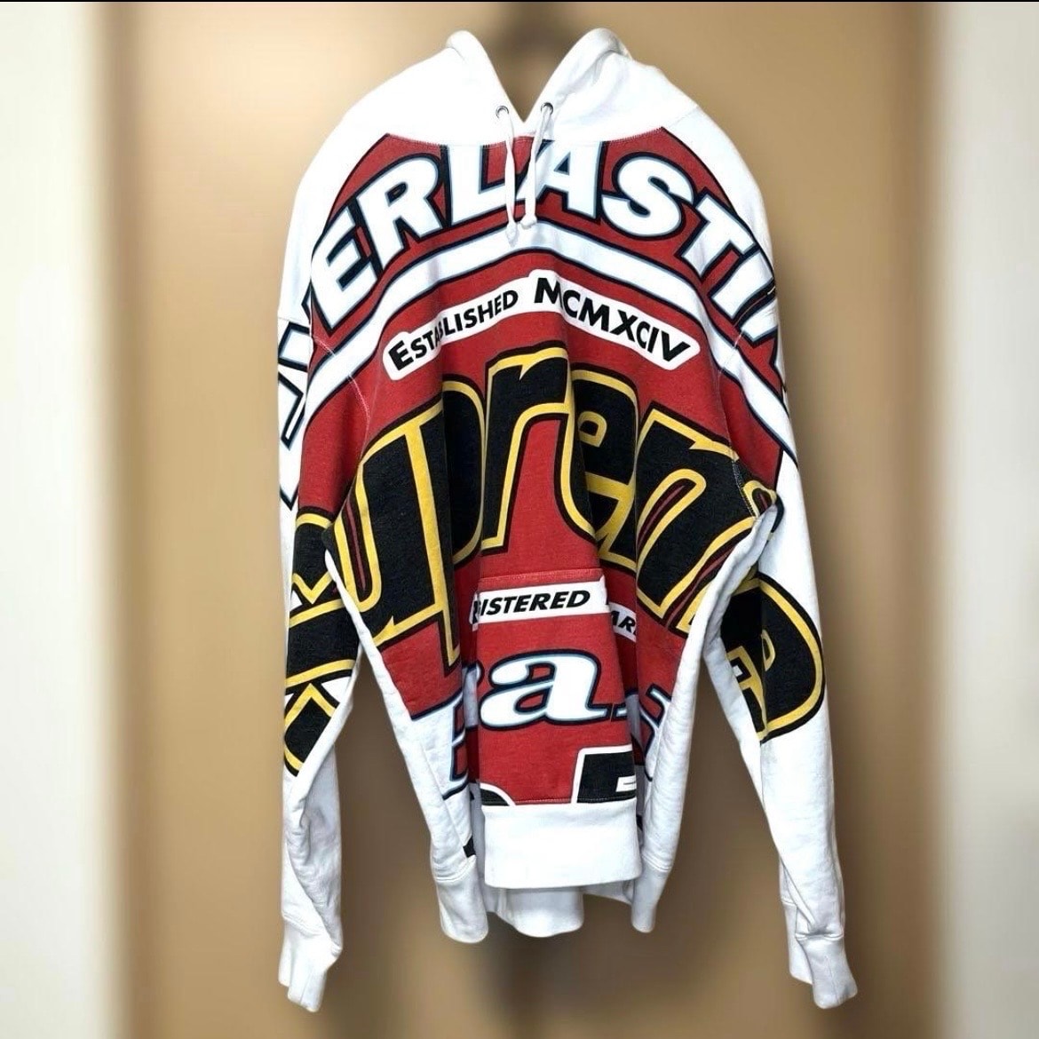 Supreme Everlasting Hooded Sweatshirt "White"