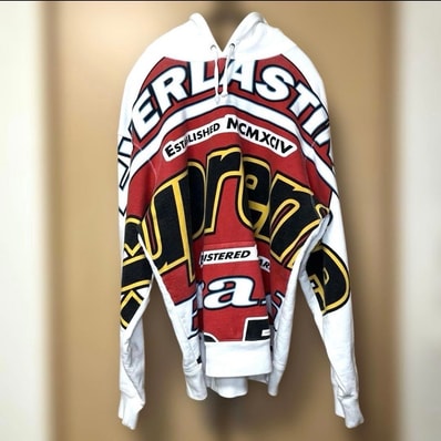 Supreme Everlasting Hooded Sweatshirt "White"