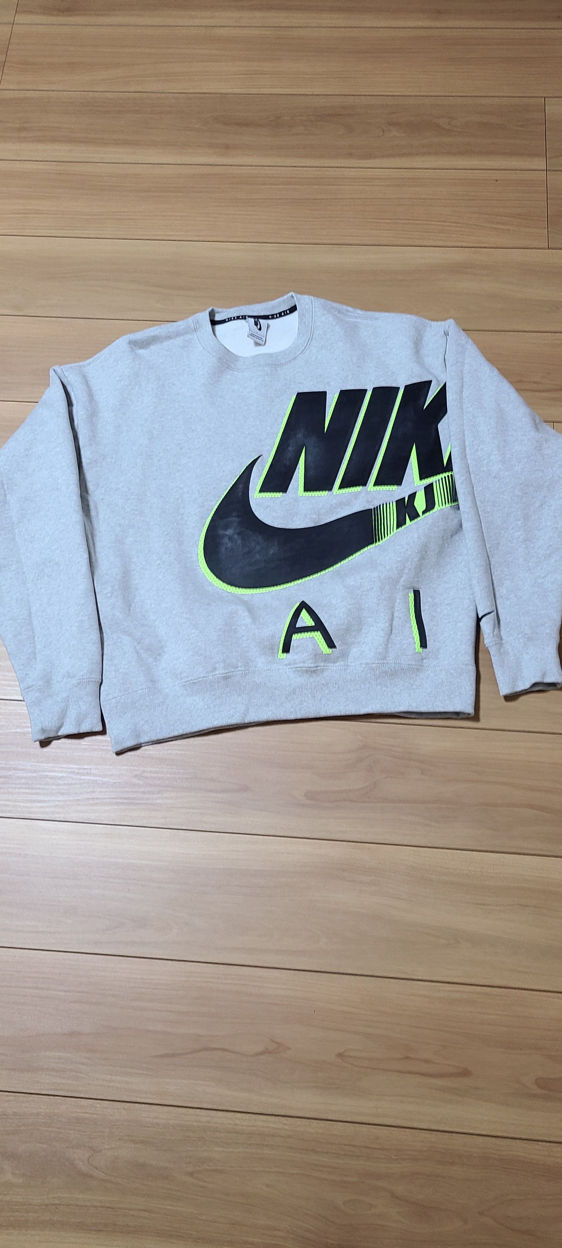 KIM JONES × NIKE CREW SWEAT "GREY HEATHER"