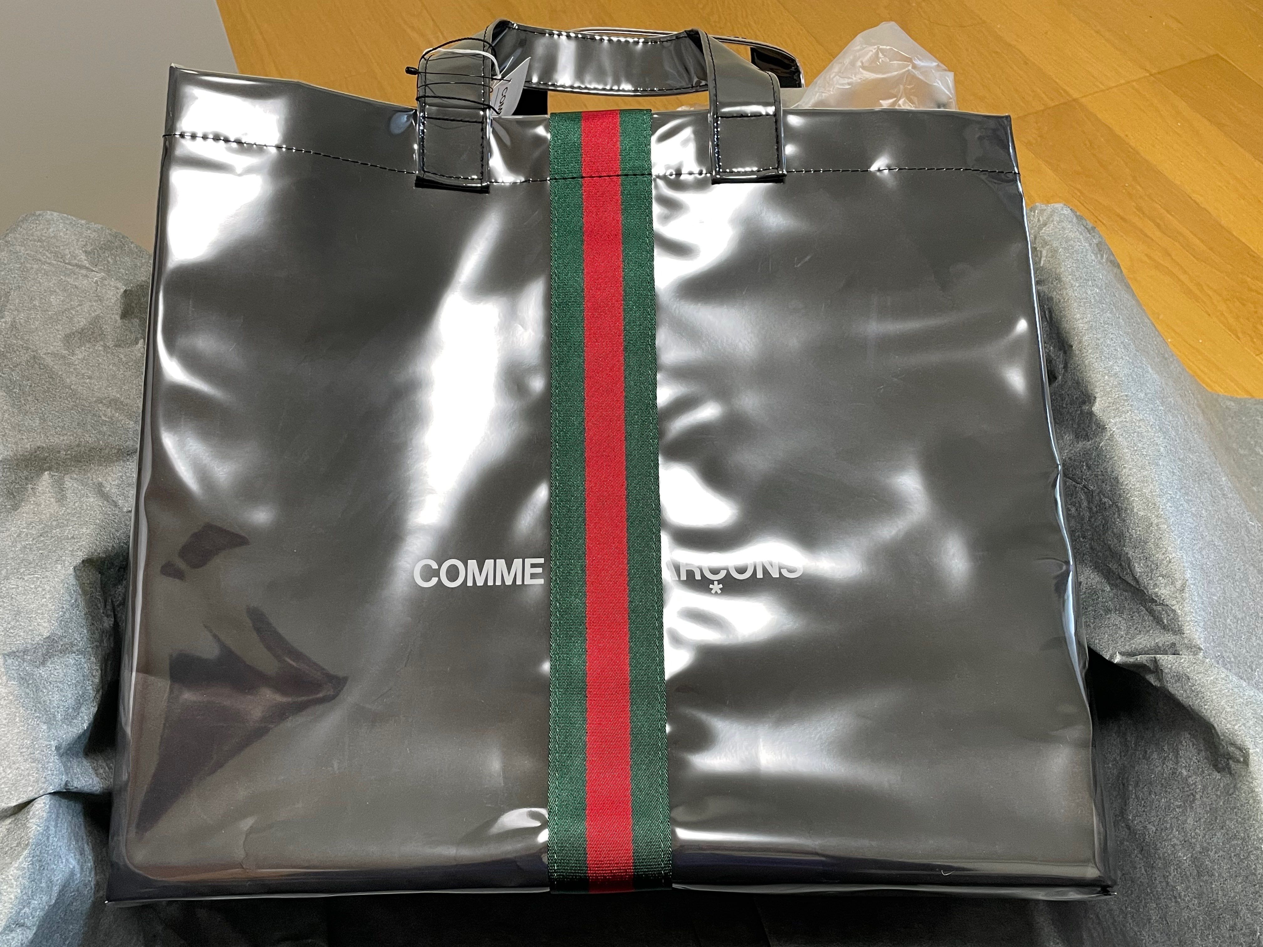 COMME des GARCONS x Gucci PVC Tote Bag "Black"