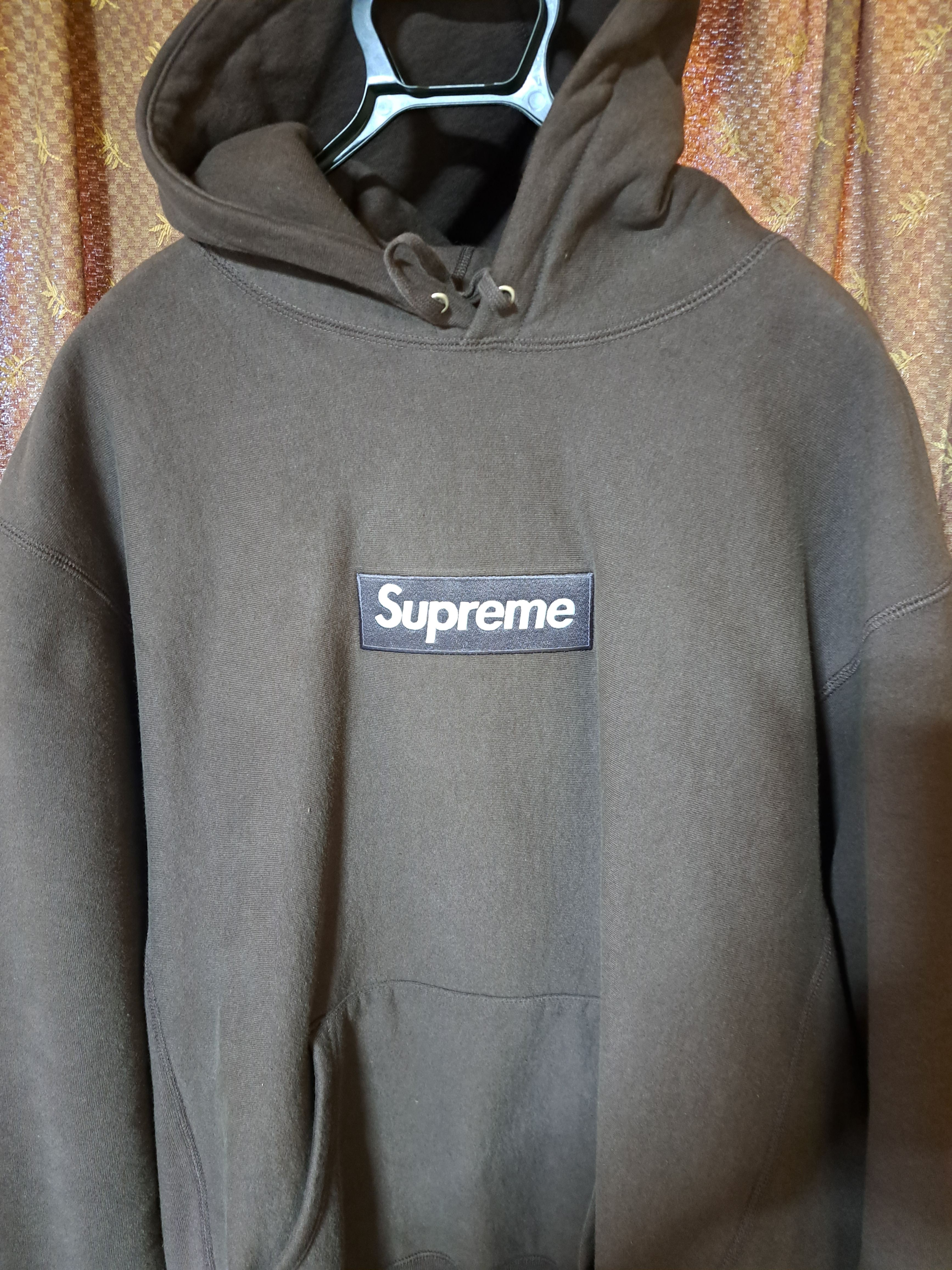 Supreme Box Logo Hooded Sweatshirt "Dark Brown" (21FW)