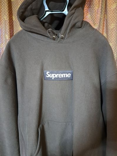 Supreme Box Logo Hooded Sweatshirt "Dark Brown" (21FW)