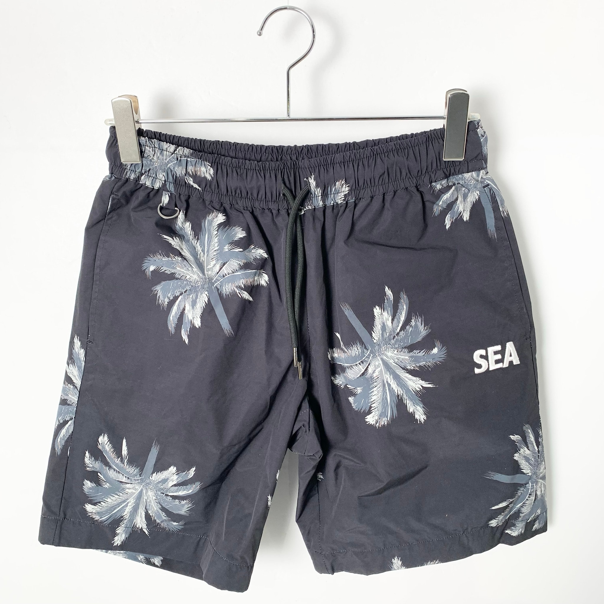 WIND AND SEA Palm tree (Pattern) Short "Black"