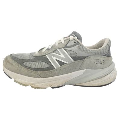 NEW BALANCE ニューバランス M990GL6 USA製 990V6 Gray メッシュ スニーカー グレー系 チャコール系 28cm【中古】