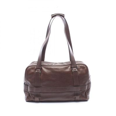 エルメス HERMES アリオン50 テール ボストンバッグ バッグ レザー ヴォーシッキム テール □N刻印(2010年製造) メンズ ブラウン系 【中古】