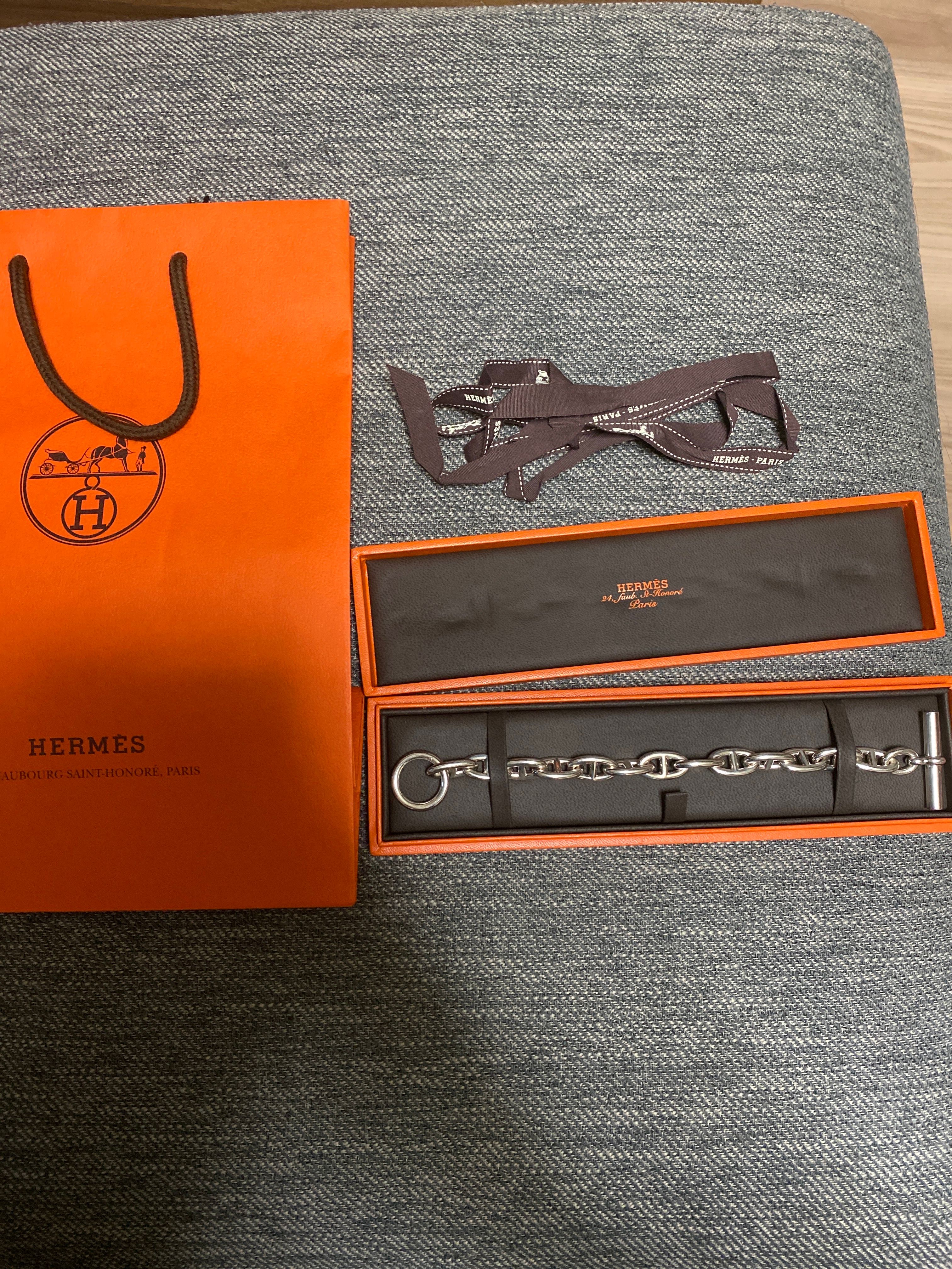 Hermes Chaine D'ancre GM Bracelet "Silver"