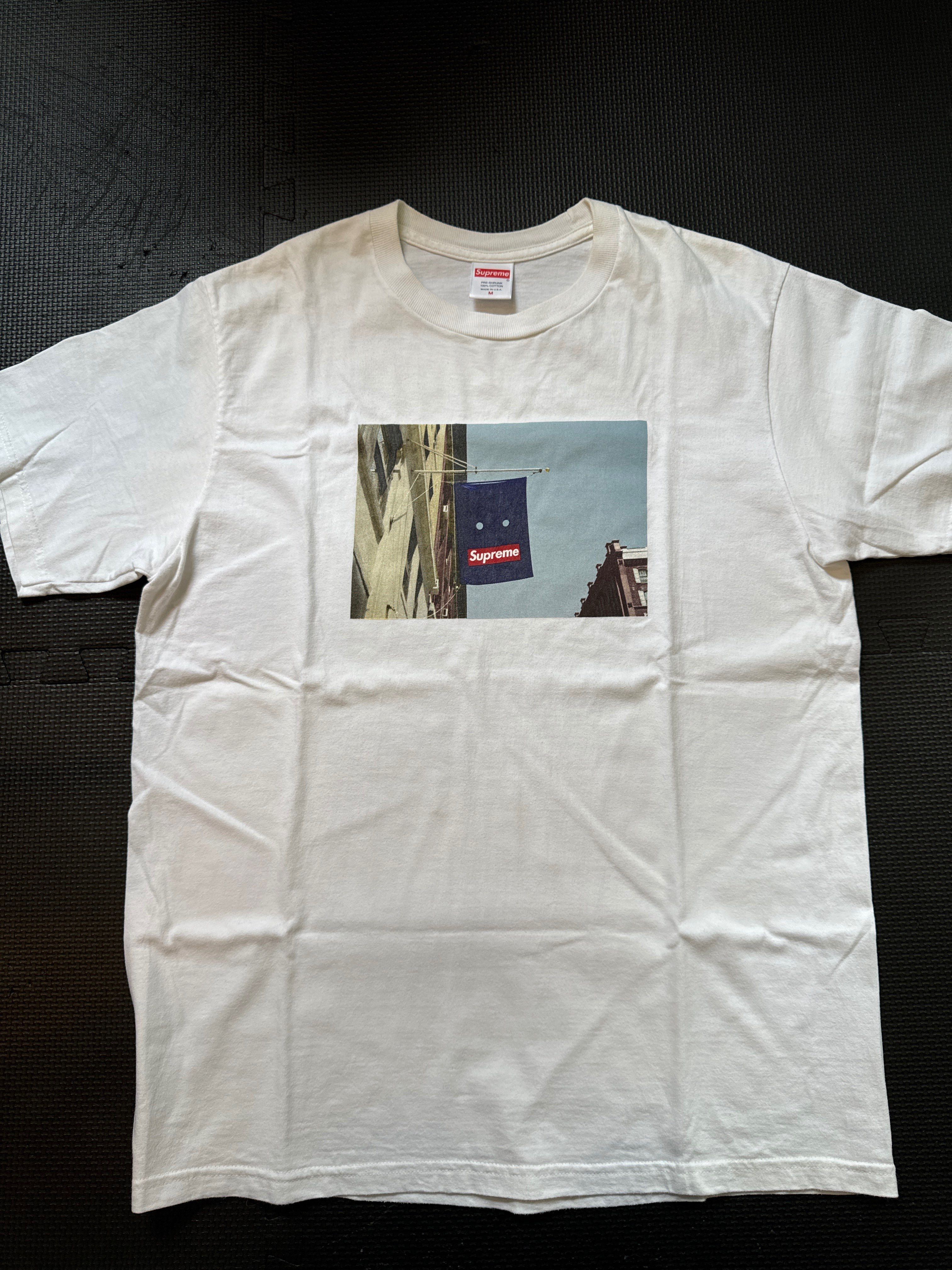 Supreme Banner Tee "White"