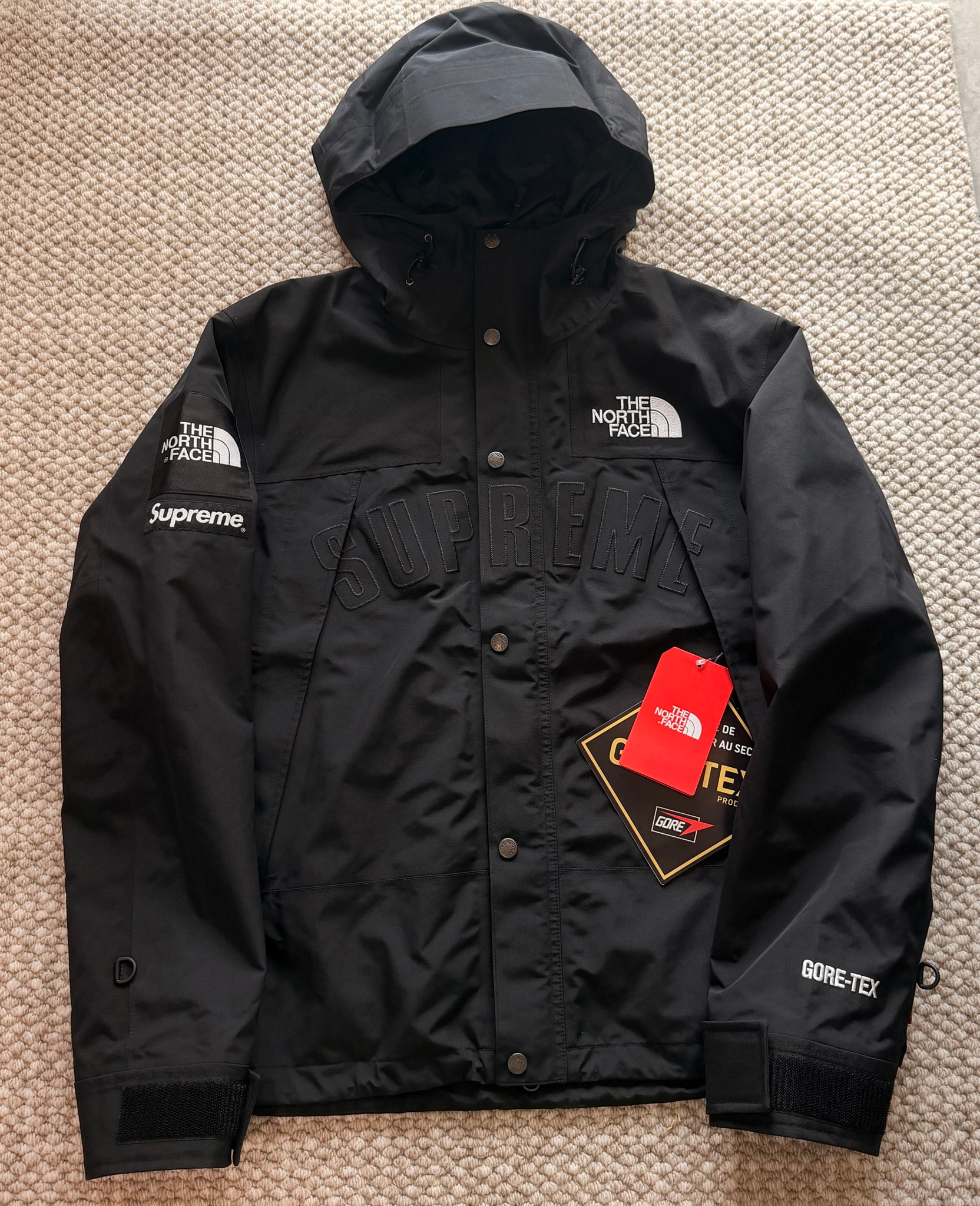 Supreme x The North Face Arc Logo Mountain Parka "Black" NP11901I / NF0A3VMM