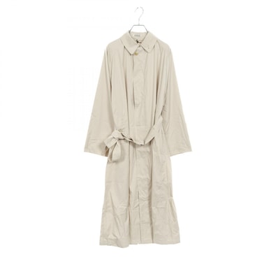 オーラリー AURALEE ステンカラーコート 衣料品 アウター ポリエステル レディース ベージュ系 【中古】