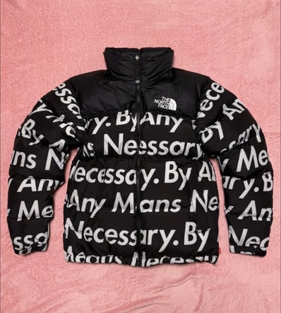Supreme x The North Face By Any Means Nuptse Jacket "Black"