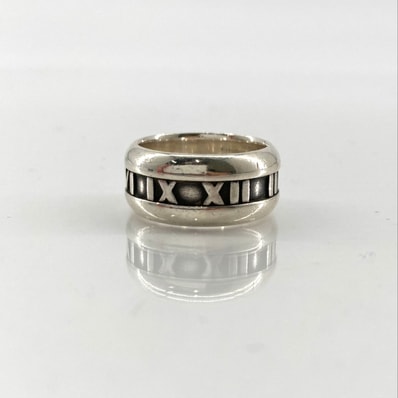 TIFFANY&Co.(ティファニー) アトラス Ag925 #13.5号 リング・指輪 8.99g シルバー
