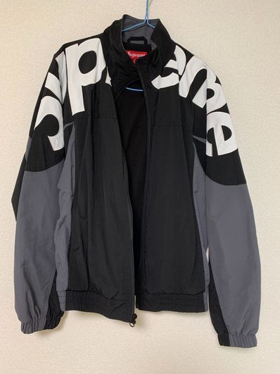 Supreme Shoulder Logo Track Jacket "Black"