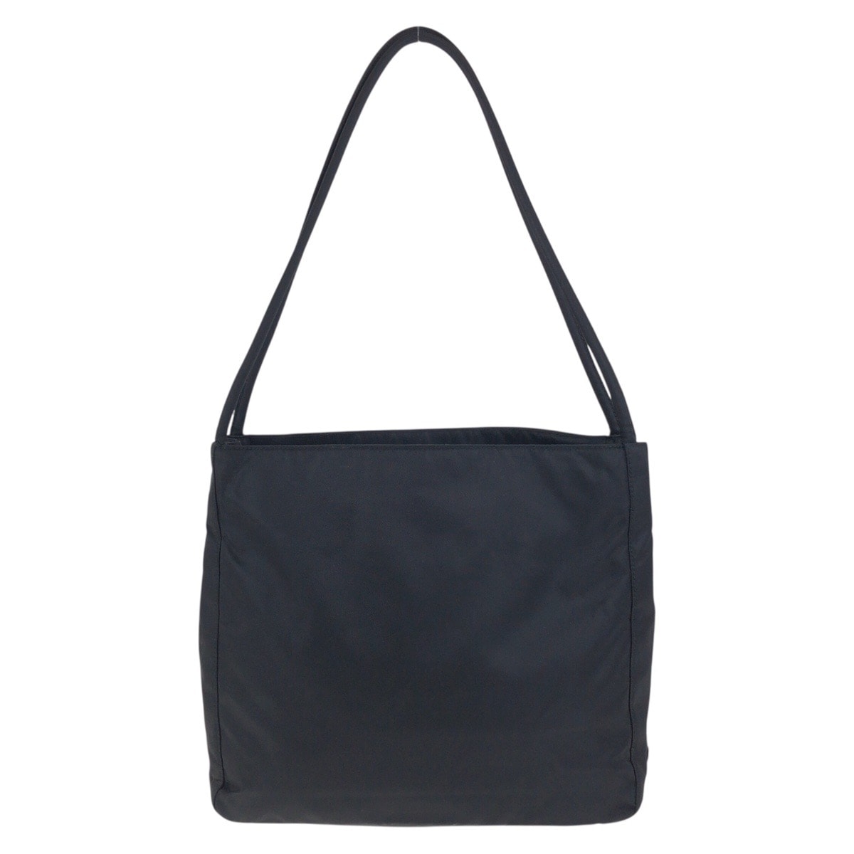 美品 PRADA プラダ テスート 三角ロゴプレート ブラック 黒 シルバー金具 ナイロン トートバッグ ショルダーバッグ 503082 【中古】