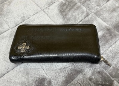 Chrome Hearts Rectangular Full Zip Filigree Plus Wallet "Black"