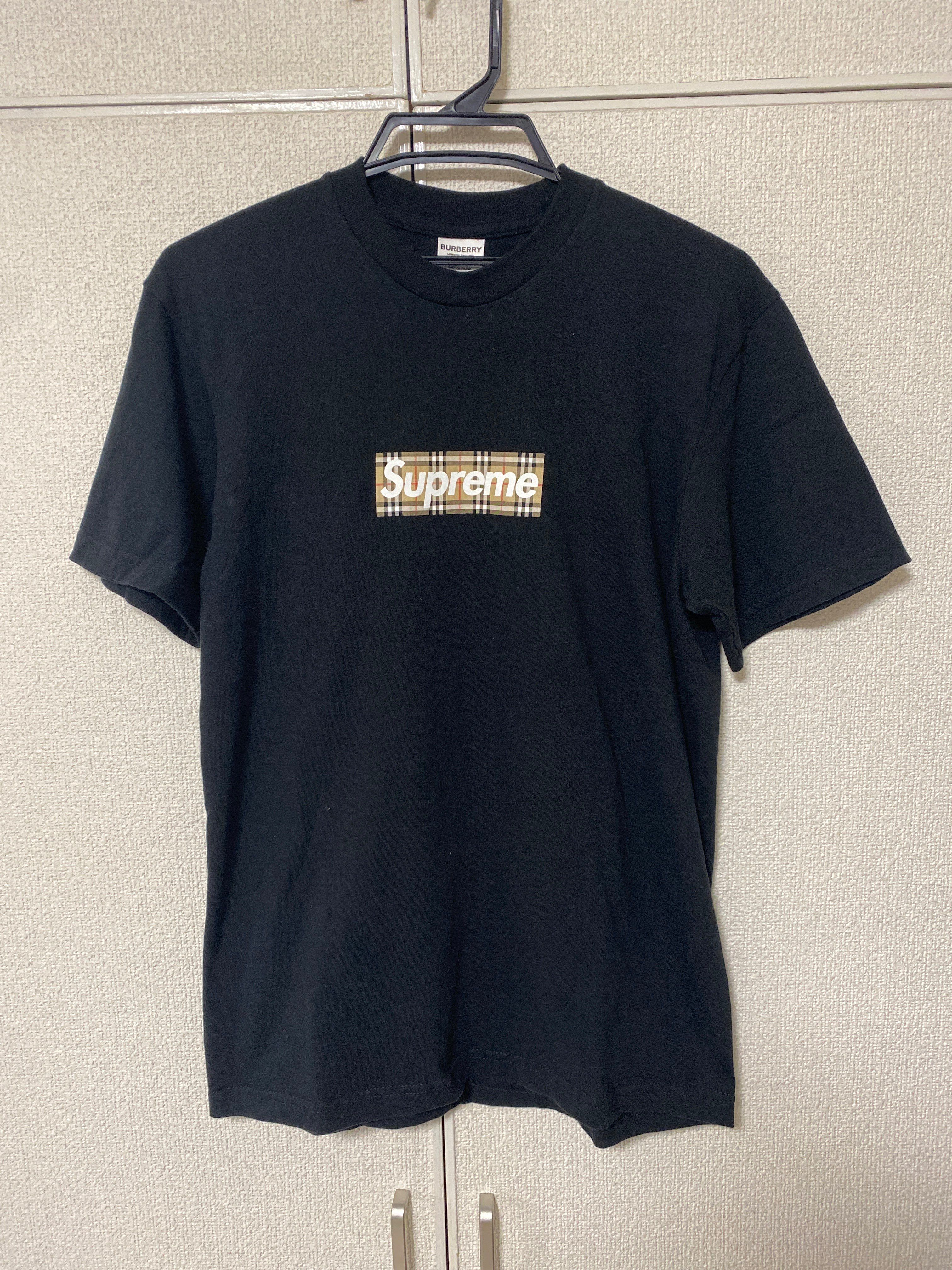 Supreme / Burberry Box Logo Tee "Black"