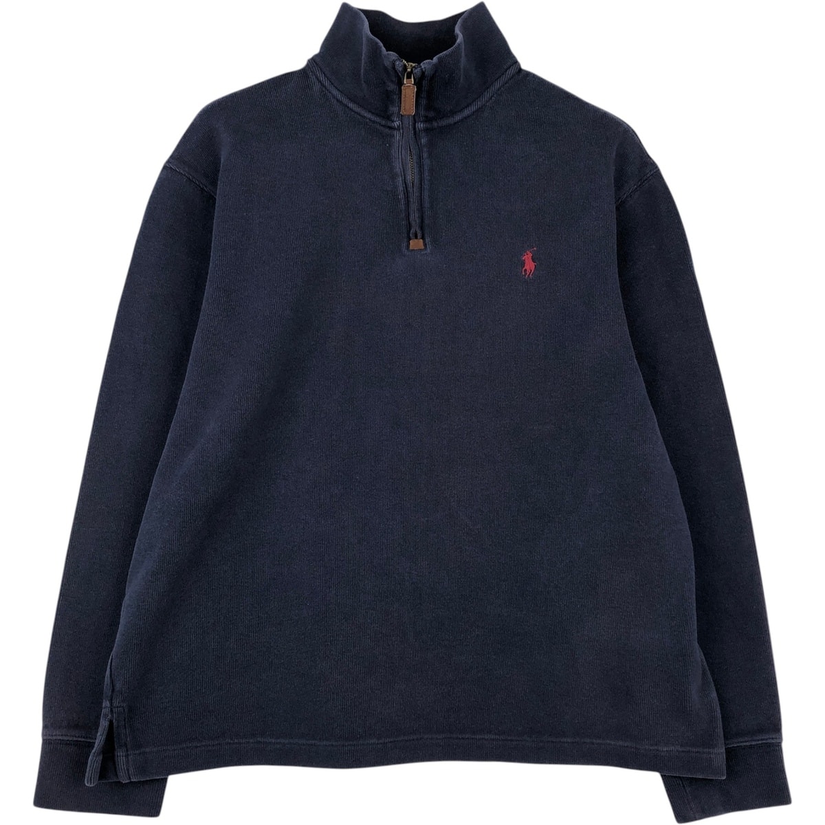 古着 ラルフローレン Ralph Lauren POLO RALPH LAUREN ハーフジップスウェットシャツ トレーナー メンズM相当/eaa647587