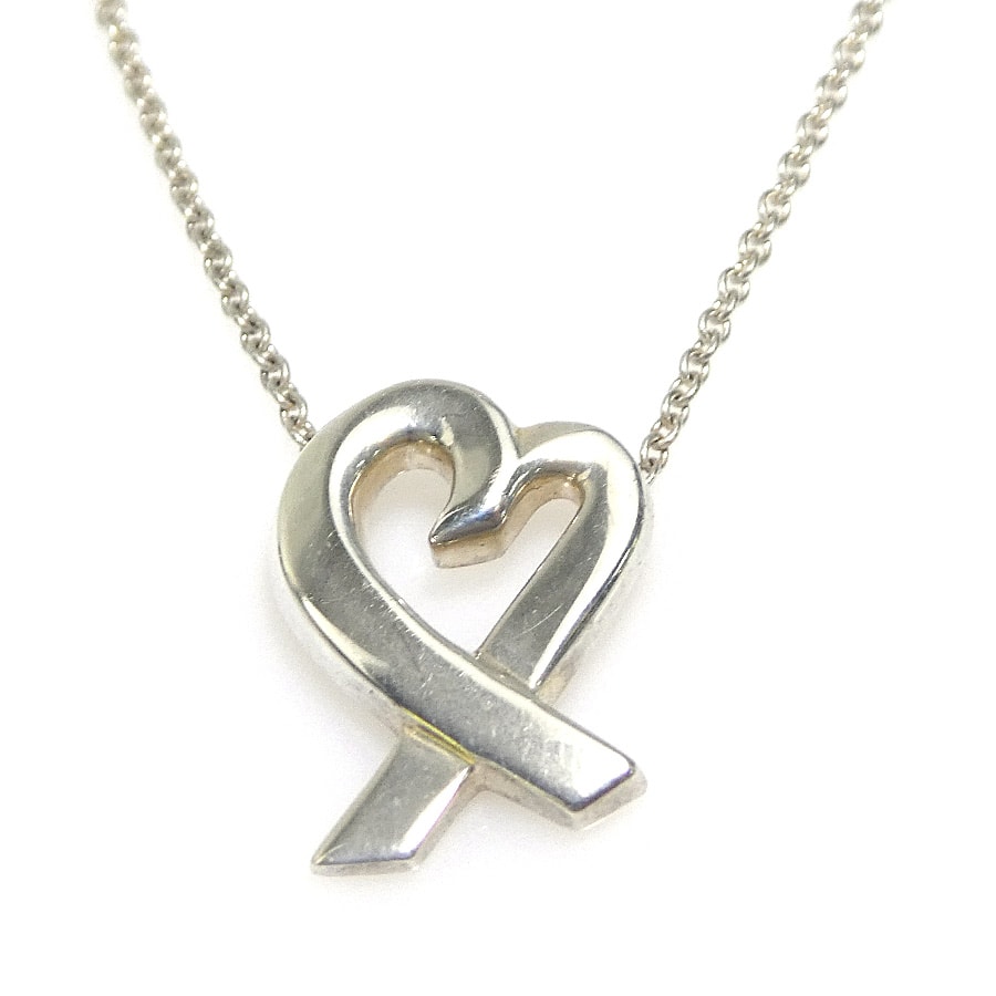 ティファニー TIFFANY&Co. ネックレス ラビングハート シルバー925 シルバー レディース【中古】 h32158i