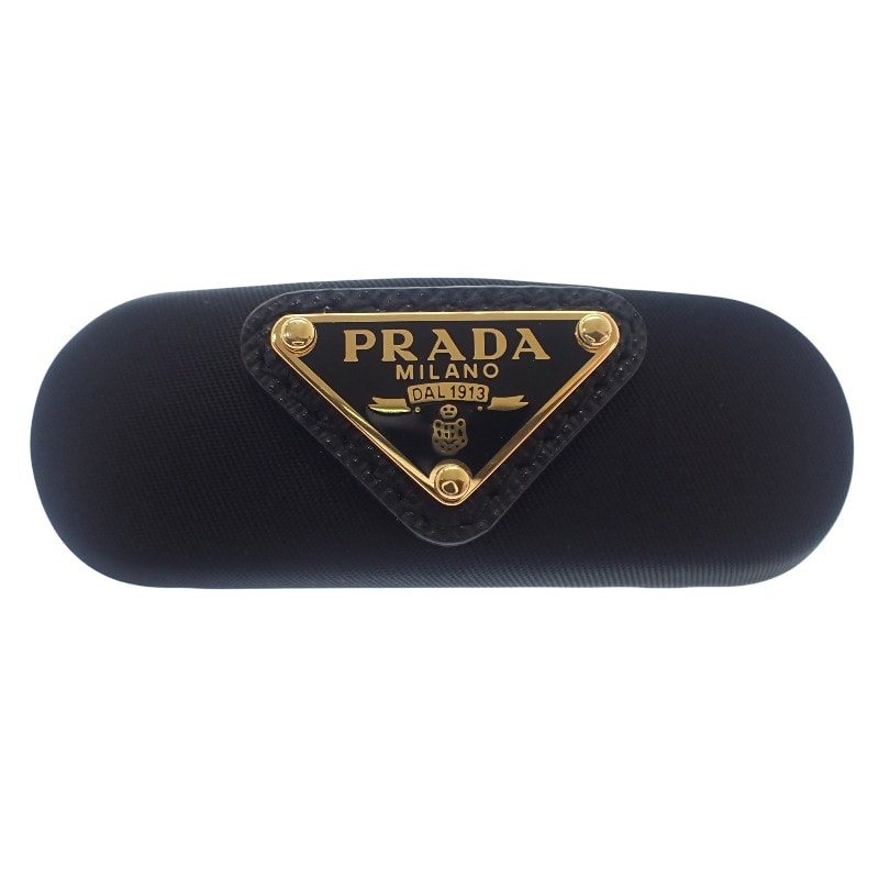 プラダ PRADA Re-Nylon ヘアクリップ 1IF129 ヘアアクセサリー テスート NERO ブラック レディース【中古】【Aランク】