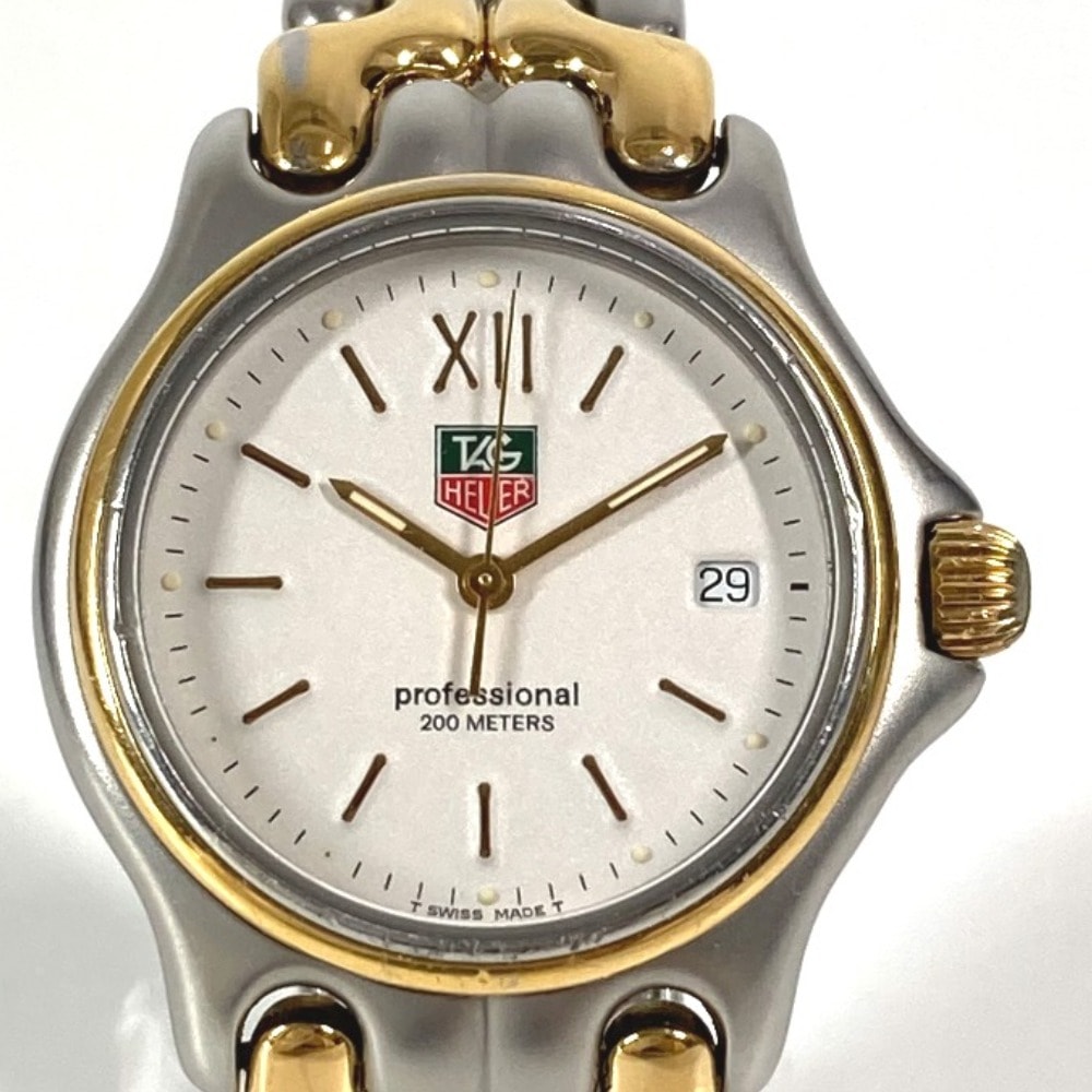 タグホイヤー TAG HEUER プロフェッショナル200 S05.013M セルシリーズ コンビ メンズウォッチ ウォッチ 腕時計 SS/GP シルバー