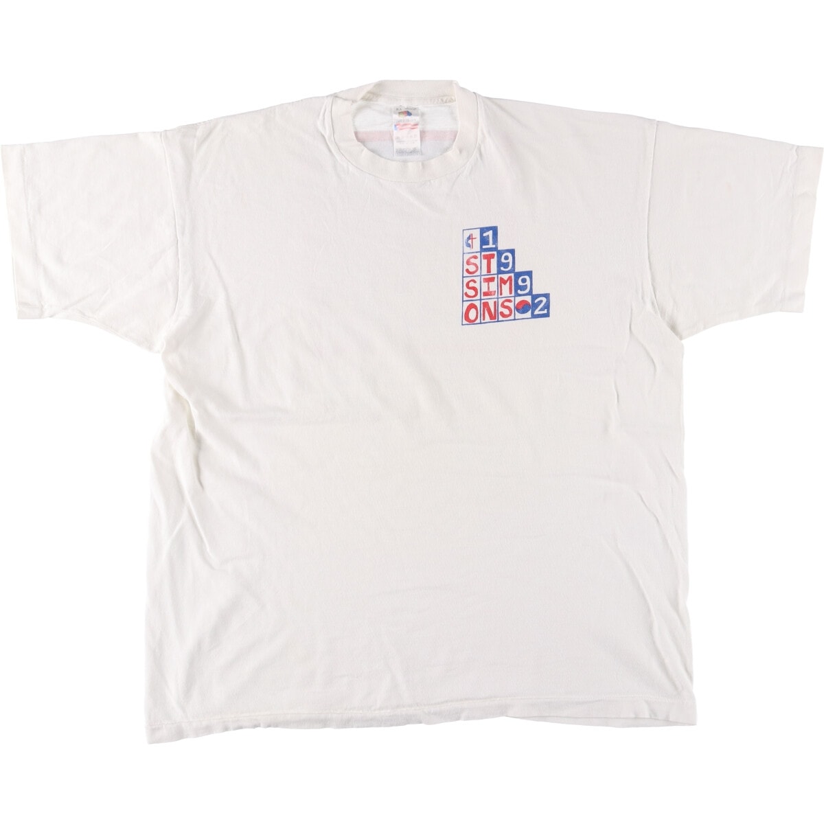 古着 90年代 フルーツオブザルーム FRUIT OF THE LOOM プリントTシャツ USA製 メンズXL相当/eaa567521