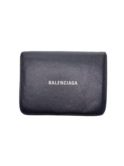 BALENCIAGA Logo Wallet "Black"