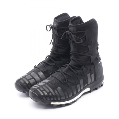 ワイスリー Y-3 EVASION HIGH スニーカー 靴 ファブリック メンズ ブラック系 AQ1607 【中古】