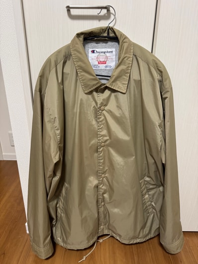 Supreme x Champion Coaches Jacket "Tan"