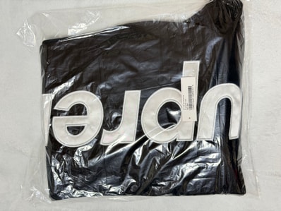 Supreme Satin Applique Sweatpant "Black"