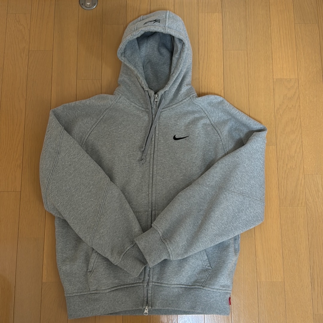 Supreme x Nike Zip Up Hooded Sweatshirt "Heather Grey"